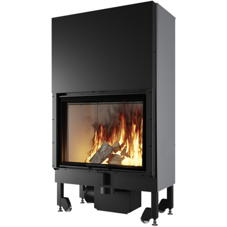 BLOKK 90 EVO V - 17.9 kw, interior din samota alba sau neagra si convectie naturala sau ventilata a aerului