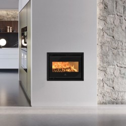 FIREBOX EVO 49 - 9.6 kw, interior din samota alba sau neagra si convectie naturala sau ventilata a aerului